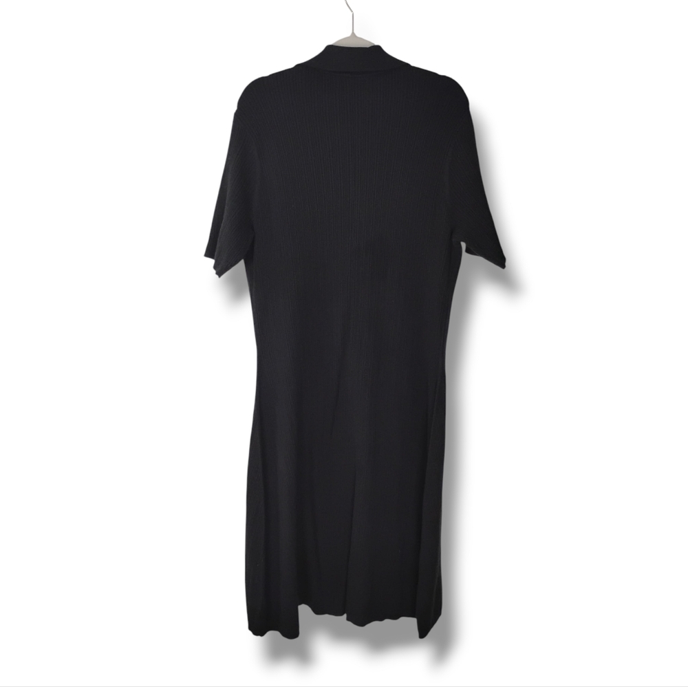 NWT Ava & Viv Black Short Sleeve Knit Dress Size 2X - Picture 3 of 7